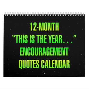 Calendario "Este es el año..." Frases de ánimo