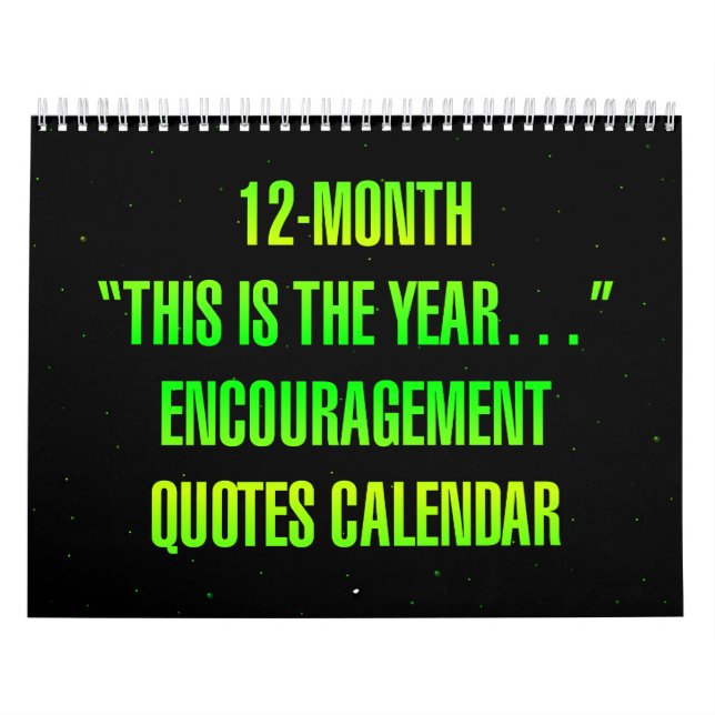 Calendario "Este es el año..." Frases de ánimo (Tapa)