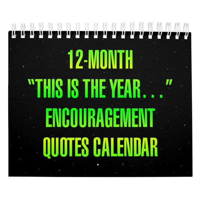 Calendario "Este es el año..." Frases de ánimo (Tapa)