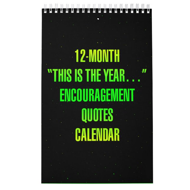 Calendario "Este es el año..." Frases de ánimo (Tapa)