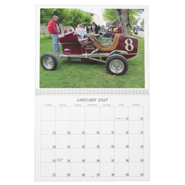 Calendario ¡Estilo SUPERMODIFIEDS de San Jose! (Jan 2027)