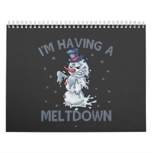Calendario Estoy teniendo un regalo de Snowman, Navidades div