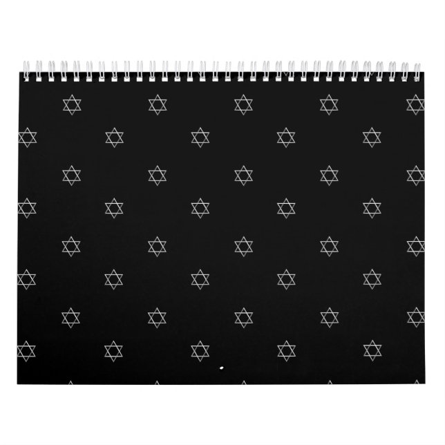 Calendario Estrella plateada 3-D de David (Tapa)