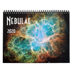 Calendario Estrellas de astronomía de nebulosas espaciales d