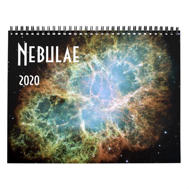 Calendario Estrellas de astronomía de nebulosas espaciales de (Tapa)