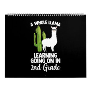 Calendario Estudiantes De Segundo Grado De La Escuela Llam