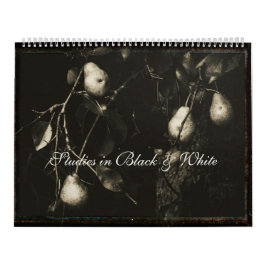 Calendario ~ Estudios en blanco y negro