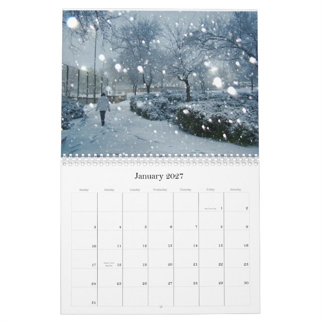 Calendario eterno de Jerusalén (Jan 2027)