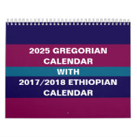 Calendario etíope y gregoriano de 2025