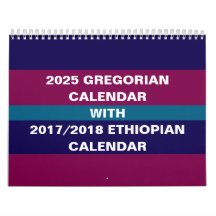 Calendario etíope y gregoriano de 2025