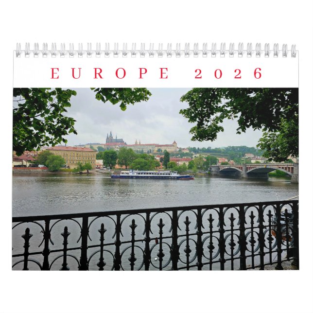 Calendario Europe 2026 calendar (Tapa)