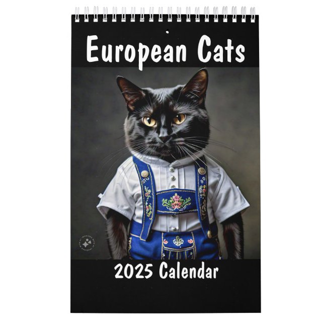 Calendario Europeo de Gatos (Tapa)