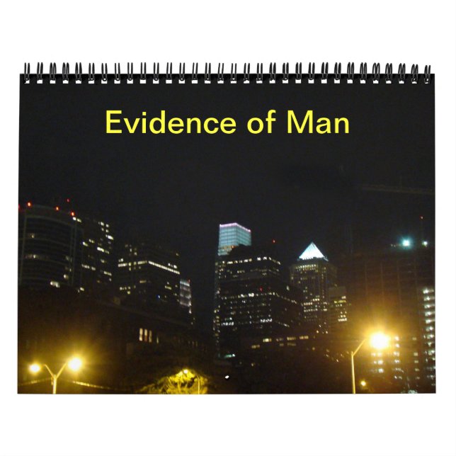 Calendario - Evidencia del hombre (Tapa)