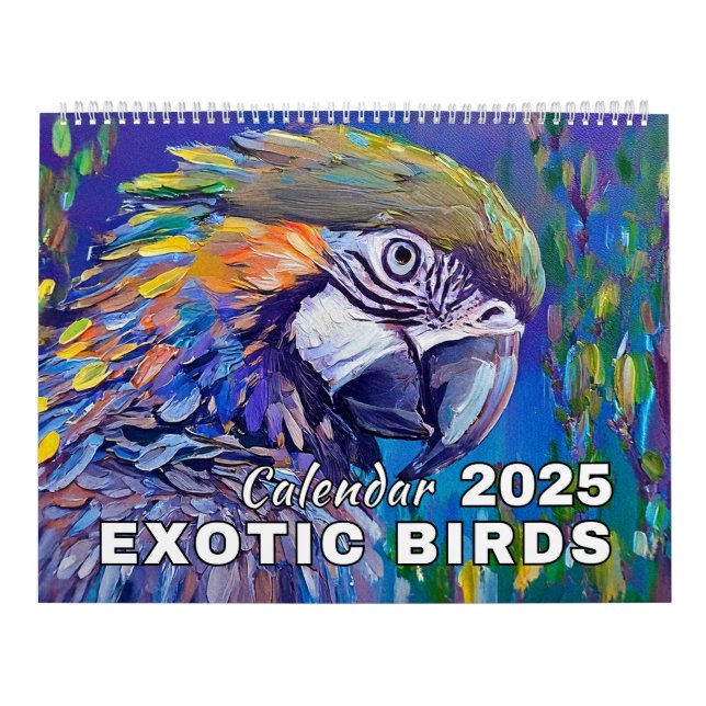 Calendario Exotic Birds (Tapa)