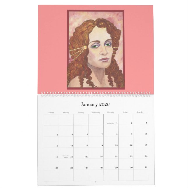 Calendario exótico de las mujeres (Jan 2026)