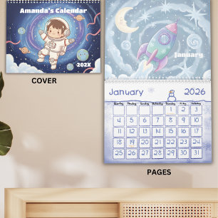 Calendario Explorador del Espacio Exterior Personalizado para