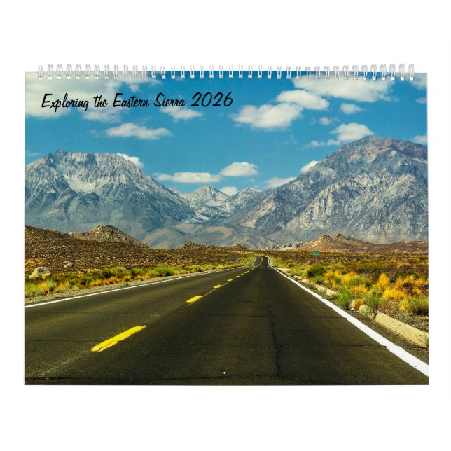 Calendario Exploring the Eastern Sierra 2026 (Tapa)
