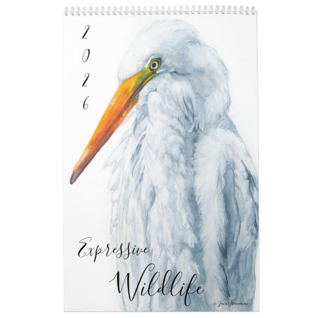Calendario Expressive Wildlife Calendar (Tapa)