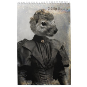 Calendario extrañamente gótico