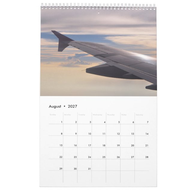 Calendario Extremidades de ala: visión desde el avión (Aug 2027)