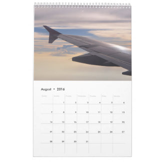 Calendario Extremidades de ala: visión desde el avión