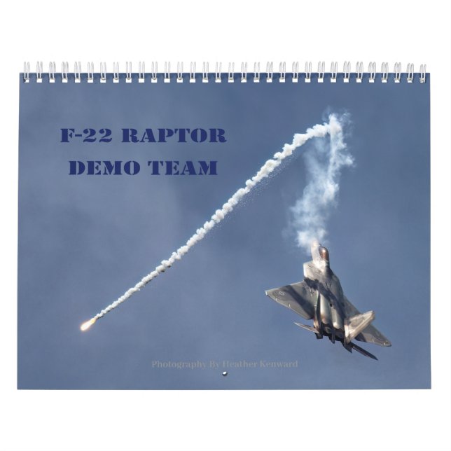 Calendario F-22 Raptor (Tapa)