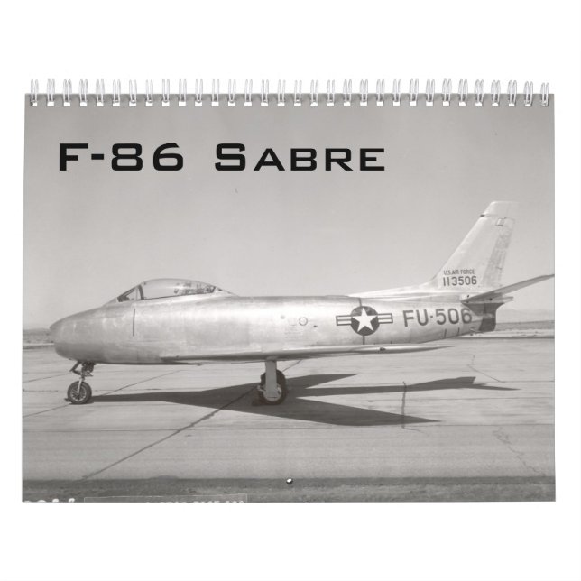 Calendario F-86 Saber Calendar (Tapa)