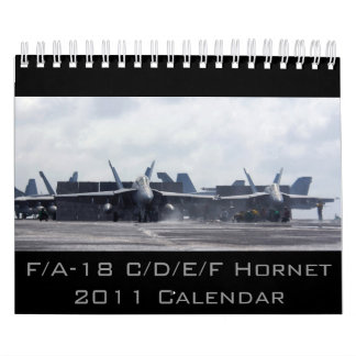 Calendario F/A-18 avispón 2011