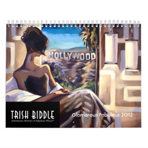Calendario fabuloso atractivo 2012 de Trish Biddle