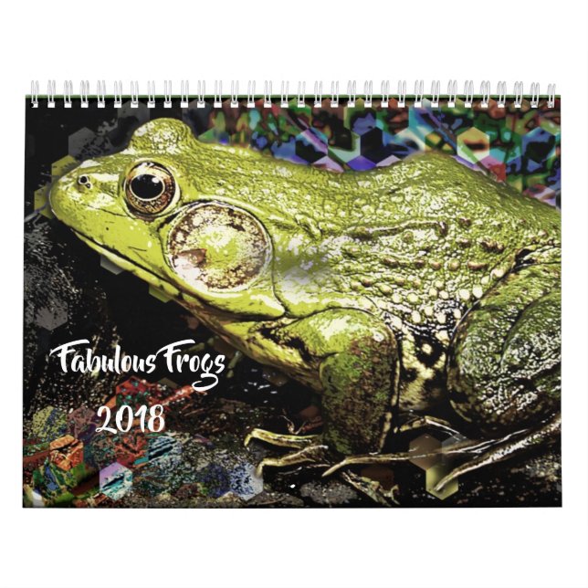 Calendario FABULOSO de las RANAS 2018 (Tapa)