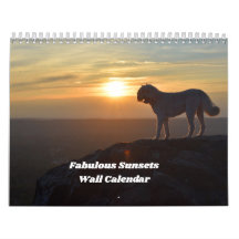 Fabuloso Sunsets Wall Calendar