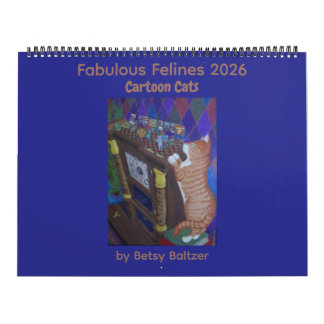 Calendario Fabulous Felines 2026 Gatos Personalizados