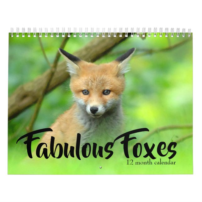 Calendario Fabulous Foxes 2026 (Tapa)