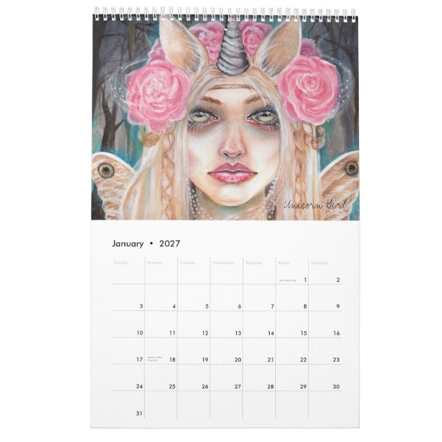 Calendario FAERIES de Kim Turner 2012 (Jan 2027)
