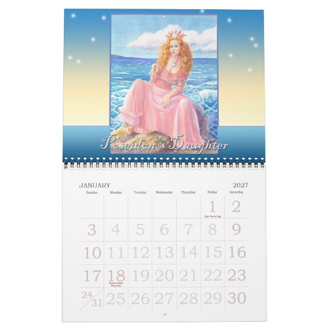 Calendario Fairy and Fantasy 2011 (Jan 2027)