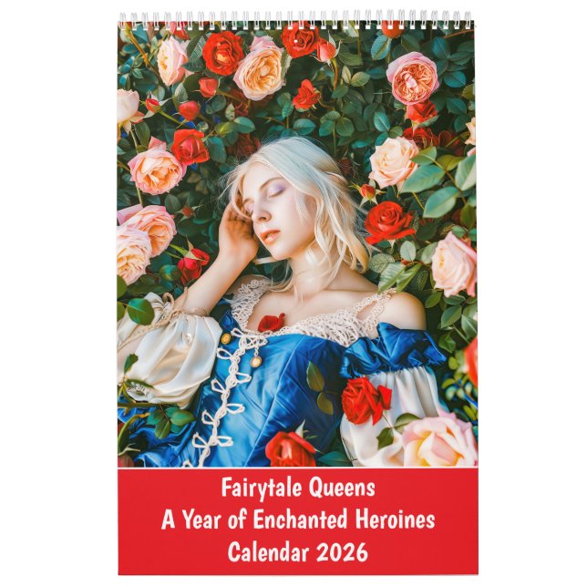 Calendario Fairytale Queens – A Year of Enchanted Heroines (Tapa)