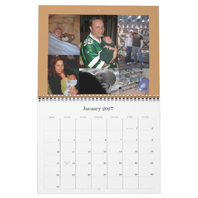 Calendario Familia 2010 de Weiss (Jan 2027)