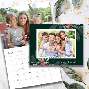 Calendario Familia de escritura manual moderna 2027 Foto