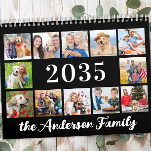 Calendario Familia de Personalizados de Fotos Modernas 2026 C