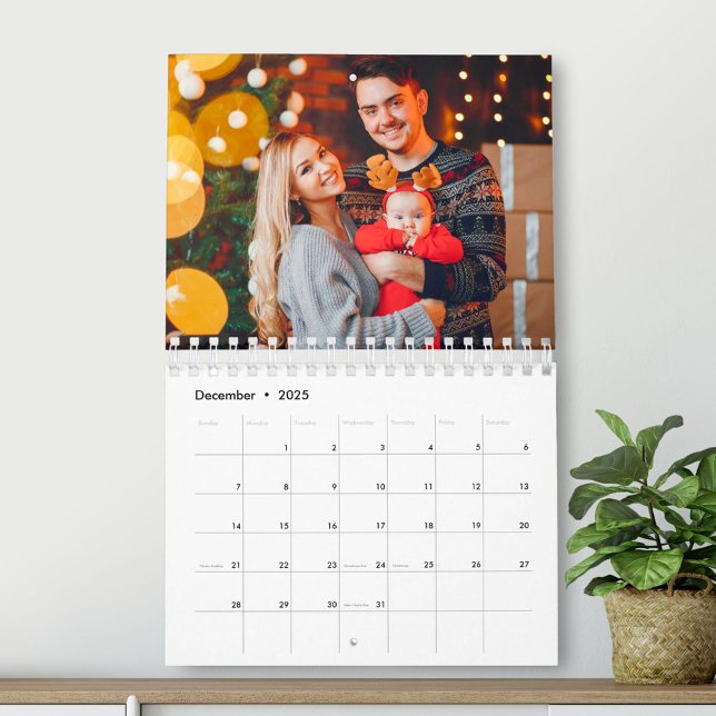 Calendario Familia Mezcla de Fotos Mosaic 2025 (Subido por el creador)