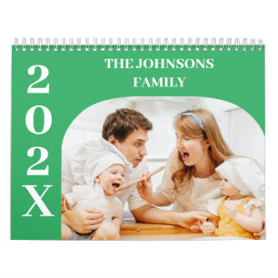Calendario Familia Sencilla Personalizado Moderna 2025 14 Fot