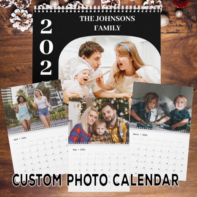 Calendario Familia Sencilla Personalizado Moderna 2025 14 Fot (Subido por el creador)