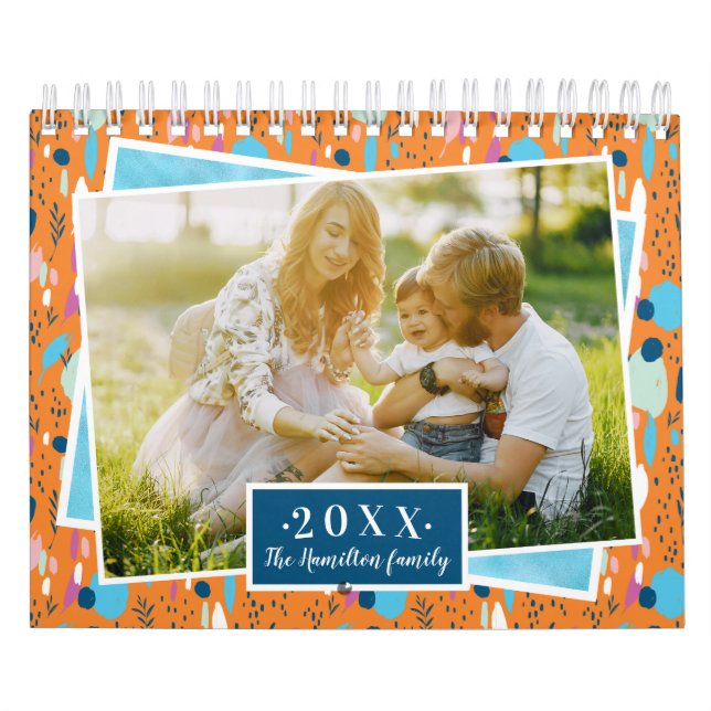 Calendario Familiar 2022 de Fotos Personalizadas C (Tapa)