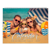 Calendario Familiar de Fotos con Estilo Moderno 20