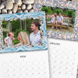 Calendario Familiar de Fotos Enmarcadas de Costa M