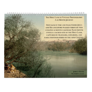 Calendario Familiar Escenas Bíblicas Tierra Santa