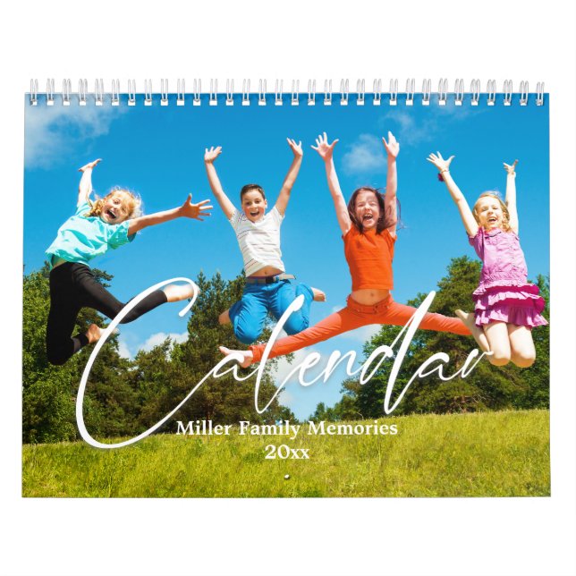 Calendario familiar, fotografía Personalizado mode (Tapa)