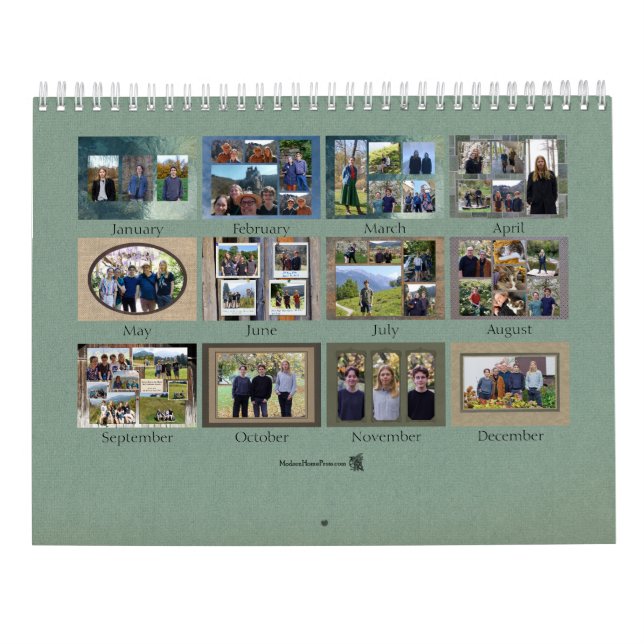 Calendario familiar Fuqua 2026 (Reverso)