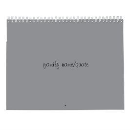 Calendario Familiar Personalizable