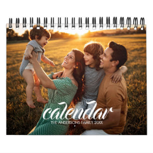 Calendario Familiar Personalizado 2026 Moderno Cre